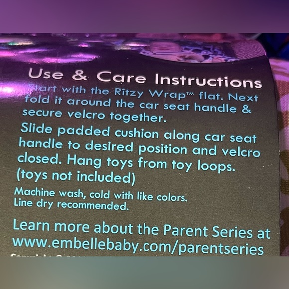 Ritzy Wrap Infant Car Seat Handle Cushion - Picture 4 of 4